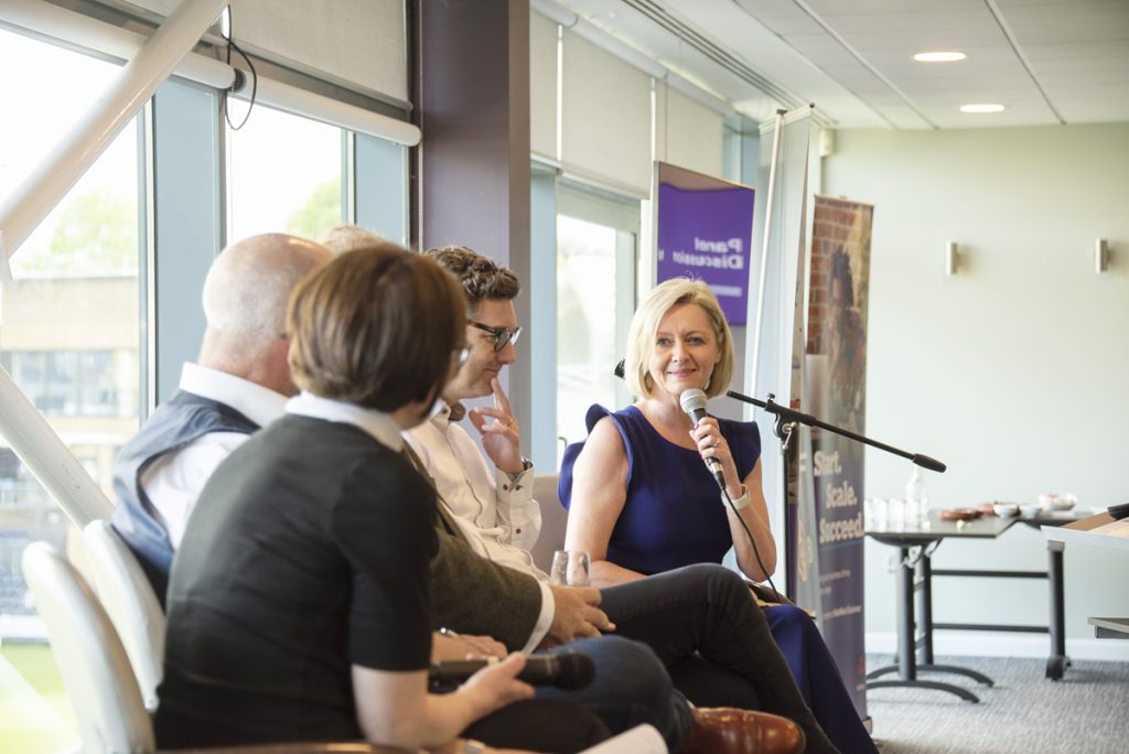 Panel session at the AI event in Cardiff