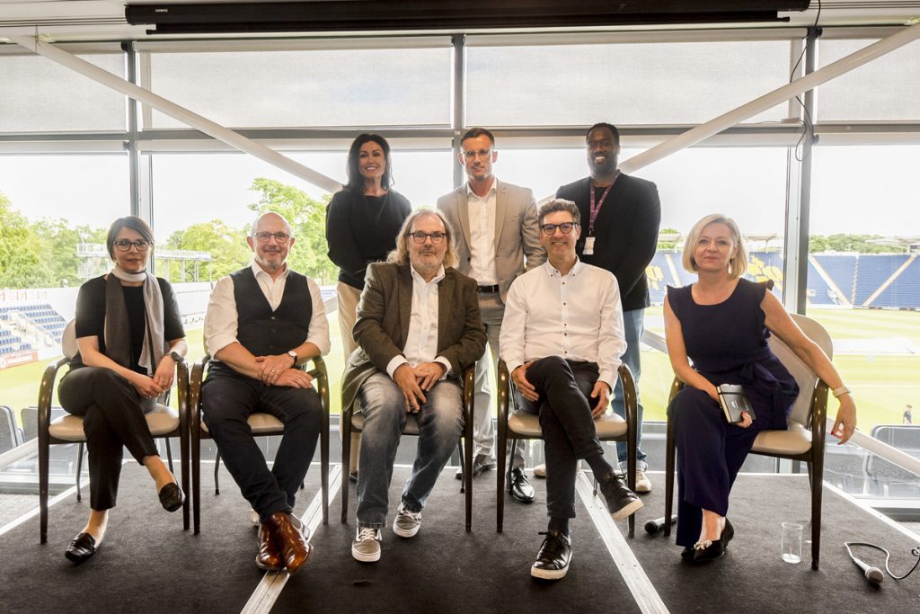All of the Panellist speakers and the NatWest team at the AI event in Cardiff
